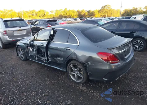 2017 Mercedes C300 из США, поврежденный, VIN 55SWF4AB9HU205391